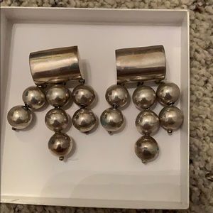 Sterling silver post earrings